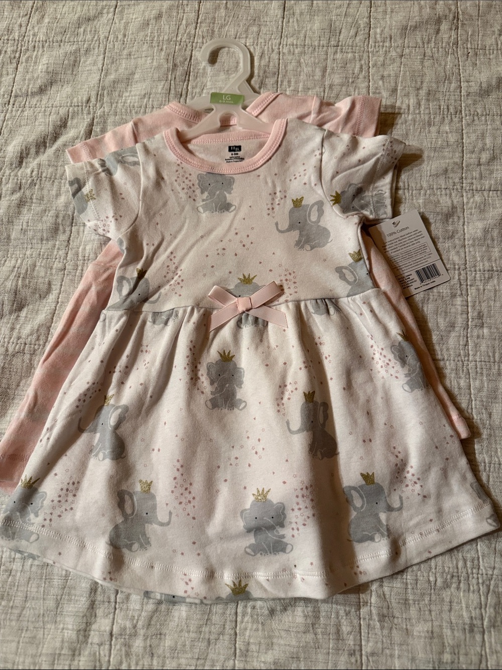 2 dresses, new - Hudson baby